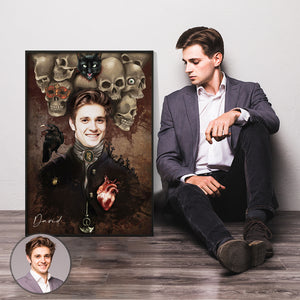 Edgar Allan Poe Custom Face Photo Poster - Poster & Canvas - GoDuckee