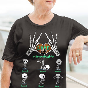 Personalized Gifts Ideas For Grandma Love Grandchildren Custom Shirts - Shirts - GoDuckee