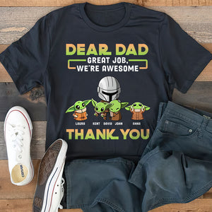 Dad Great Job We're Awesome, Personalized Shirts, Funny Father's Day Gifts - Shirts - GoDuckee