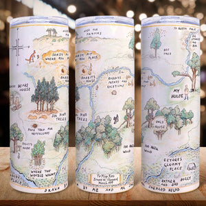Winnie The Pooh - Personalized 20oz Skinny Tumbler - Gift for Fans - Tumbler Cup - GoDuckee