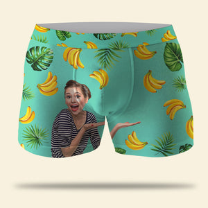 Custom Men Boxer Briefs, Banana Pattern - Boxer Briefs - GoDuckee