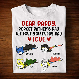 Dad We Love You Everyday, Personalized Shirts, Funny Dad Gifts from Super Sperms - Shirts - GoDuckee