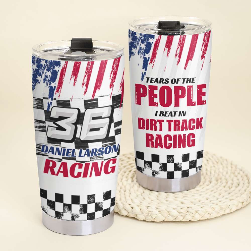 Personalized Motocross Girl Water Bottle - Tears Of The Boys I Beat In -  GoDuckee