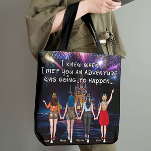 An Adventure Was Going To Happen, Personalized Tote Bag, Gifts for Besties, Wonderland Adventure Fireworks - Tote Bag - GoDuckee