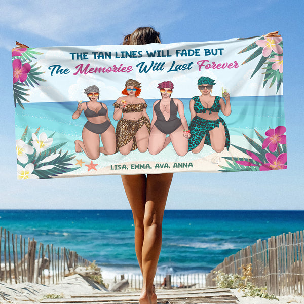 Swimming Pool Bestie The Tan Will Fade - Personalized Custom