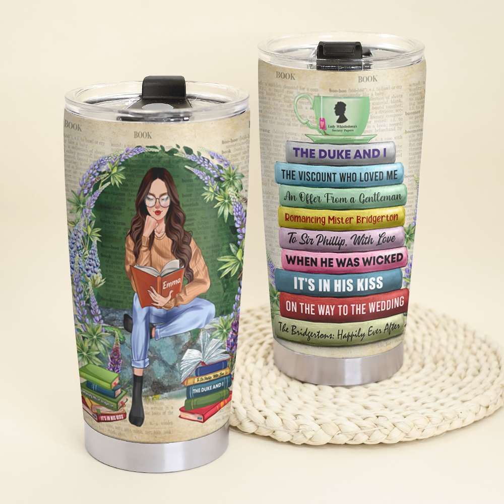 Book Bridgertons Series - Personalized Tumbler - Gift for Fans - Tumbler Cup - GoDuckee