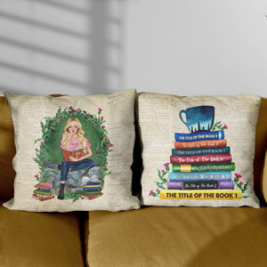 Book Reading Book And Chill Personalized Pillow - Pillow - GoDuckee