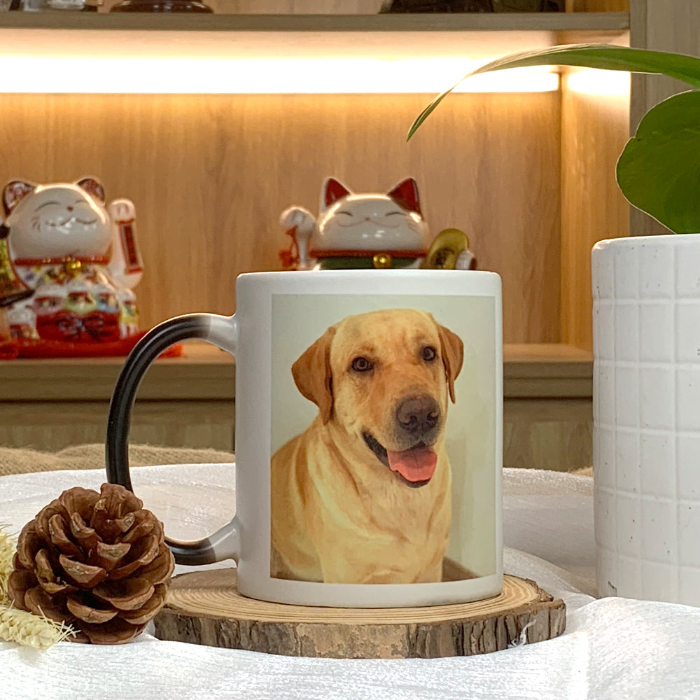 World's Best Dog Dad Personalized Dog Magic Mug - Magic Mug - GoDuckee