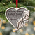 Heaven In Loving Memory, Personalized Memorial Wood Ornament - Ornament - GoDuckee