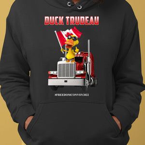 Yellow Duck with Glasses Shirt - Duck on A Truck - Shirts - GoDuckee