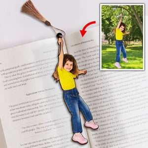 Bookmark Funny Moment - Personalized Wooden Bookmark - Gift for Bookworm - Bookmarks - GoDuckee