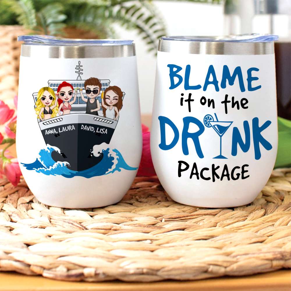 Personalized Cruising Friends Tumbler - Day Drinking Squad, We Don't H -  GoDuckee