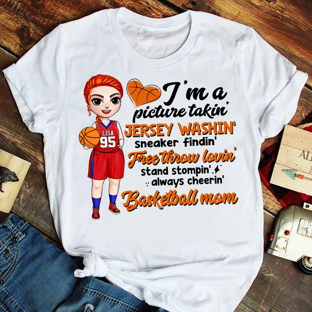 Basketball I'm A Basketball Mom - Personalized Shirt BSB2104 - Shirts - GoDuckee