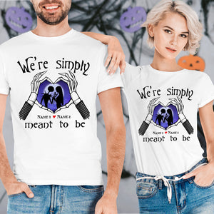 Personalized Gifts Ideas For Couple, We are simply meant to be Custom Name Shirt - Shirts - GoDuckee