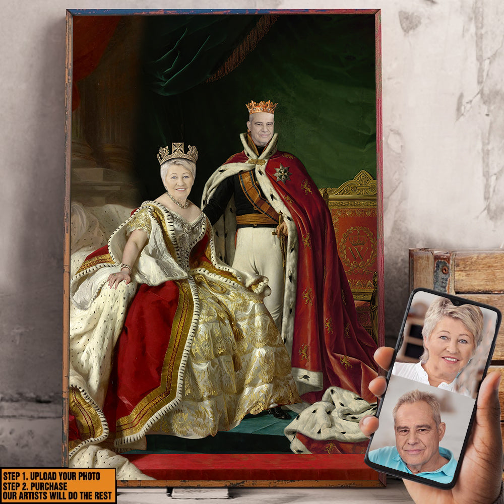 King and queen painting hi-res stock photography and images - Alamy
