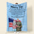 Personalized Military Couple Blanket - To The Best Military Wife Home Will Always Be Where You Are - Blanket - GoDuckee