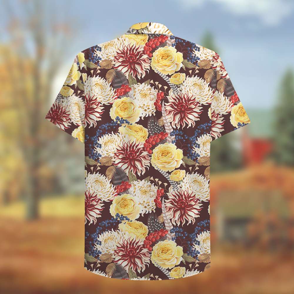 GoDuckee Farmer Hawaiian Shirt, Aloha Shirt - Live Like Someone Left The Gate Open