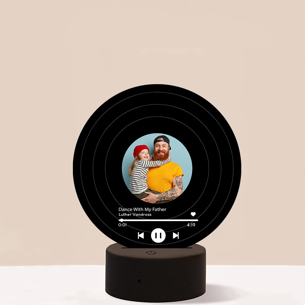 Father Dance With My Father Personalized Led Night Light - Led Night Light - GoDuckee