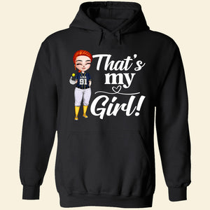 Softball Girl That's My Girl Personalized Shirts Gift For Girls - Shirts - GoDuckee
