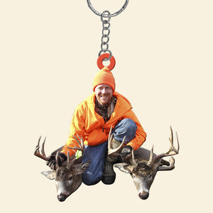 Hunting Trip, Personalized Keychain - Upload Hunting Image - Keychains - GoDuckee