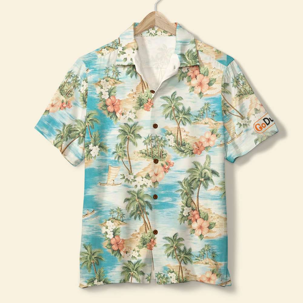 Coconut Tree Hawaiian Shirt, Gift For Summer - Hawaiian Shirts - GoDuckee