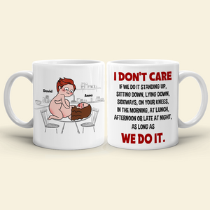 Couple Make Love, Personalized Couple Mug - Gift For Couple - Coffee Mug - GoDuckee