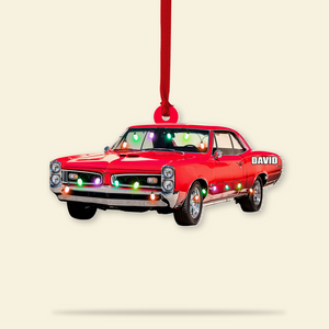 Classic Car Collection, Personalized Acrylic Ornament - Ornament - GoDuckee