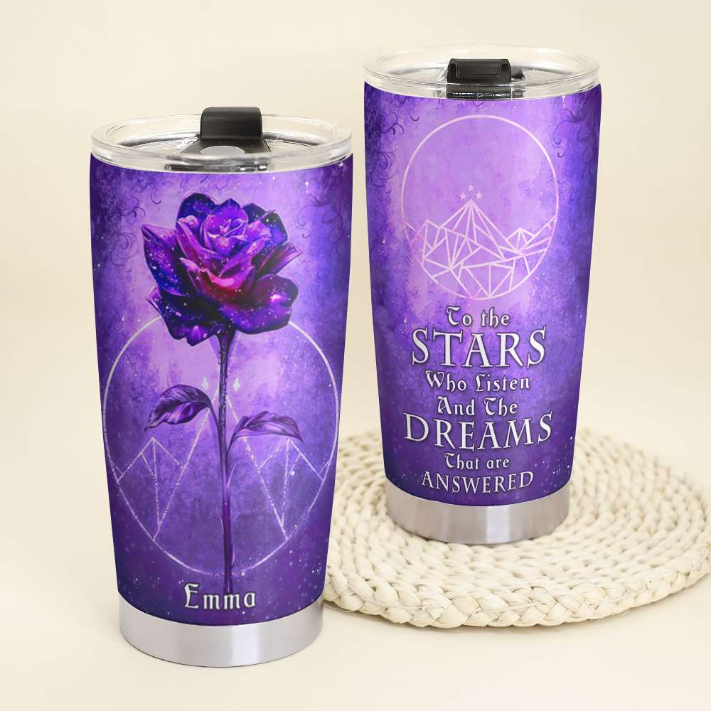 Personalized Tumbler - To The Stars Who Listen And The Dreams That Are Answered - Tumbler Cup - GoDuckee