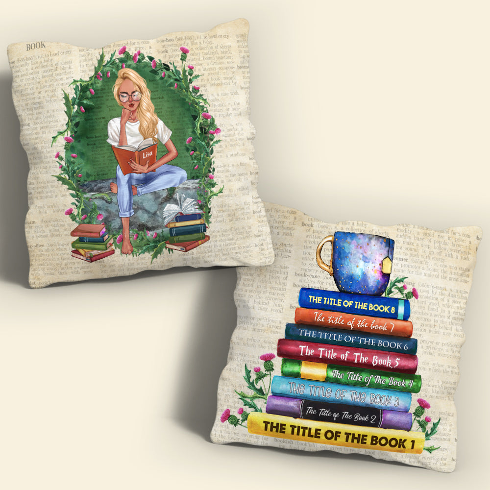 Book Reading Book And Chill Personalized Pillow - Pillow - GoDuckee