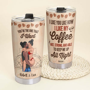 You're The One That I Want, Personalized Tumbler, Gifts For Naughty Couple - Tumbler Cup - GoDuckee