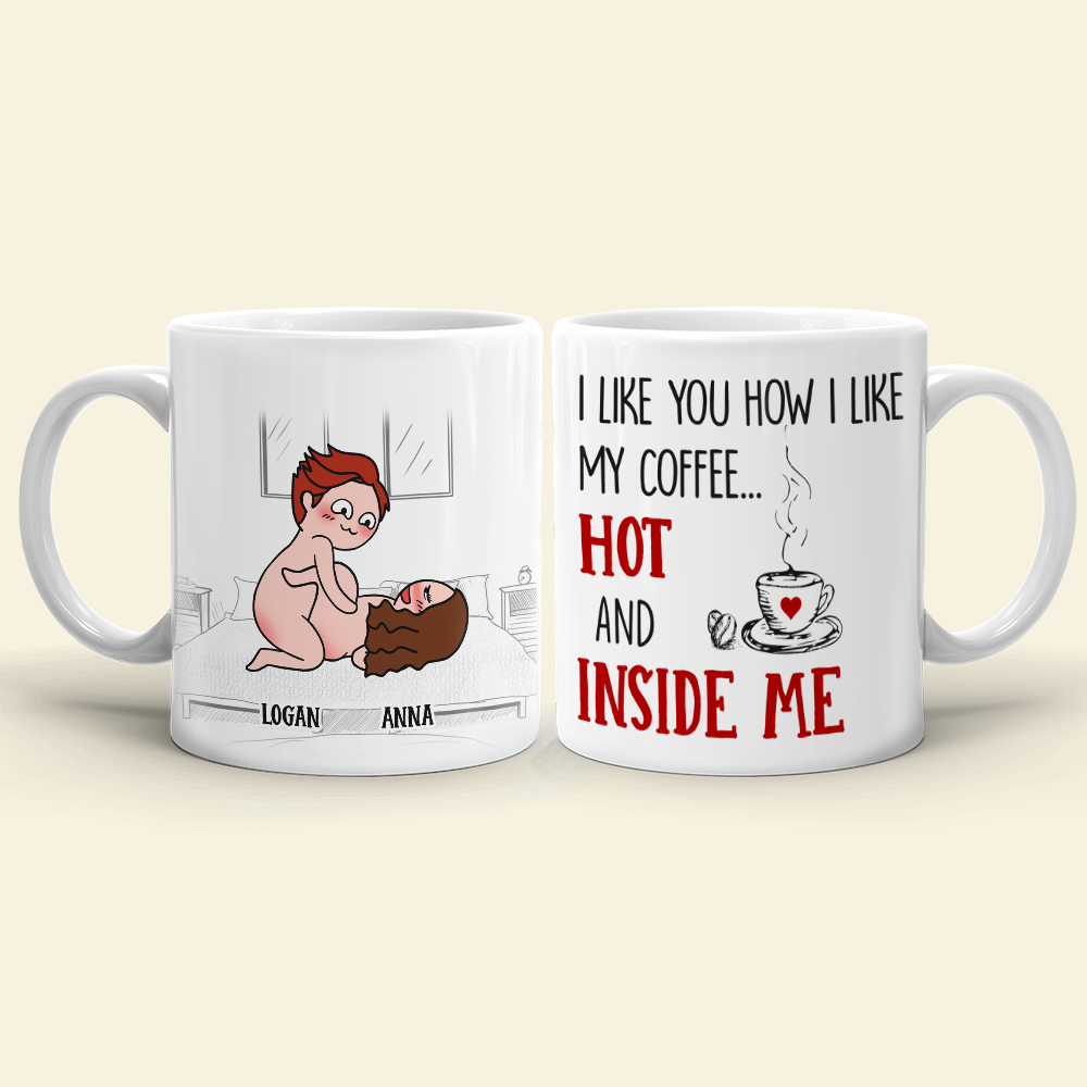 I Like You How I Like My Coffee, Hot And Inside Me - Personalized Tumb –  Macorner