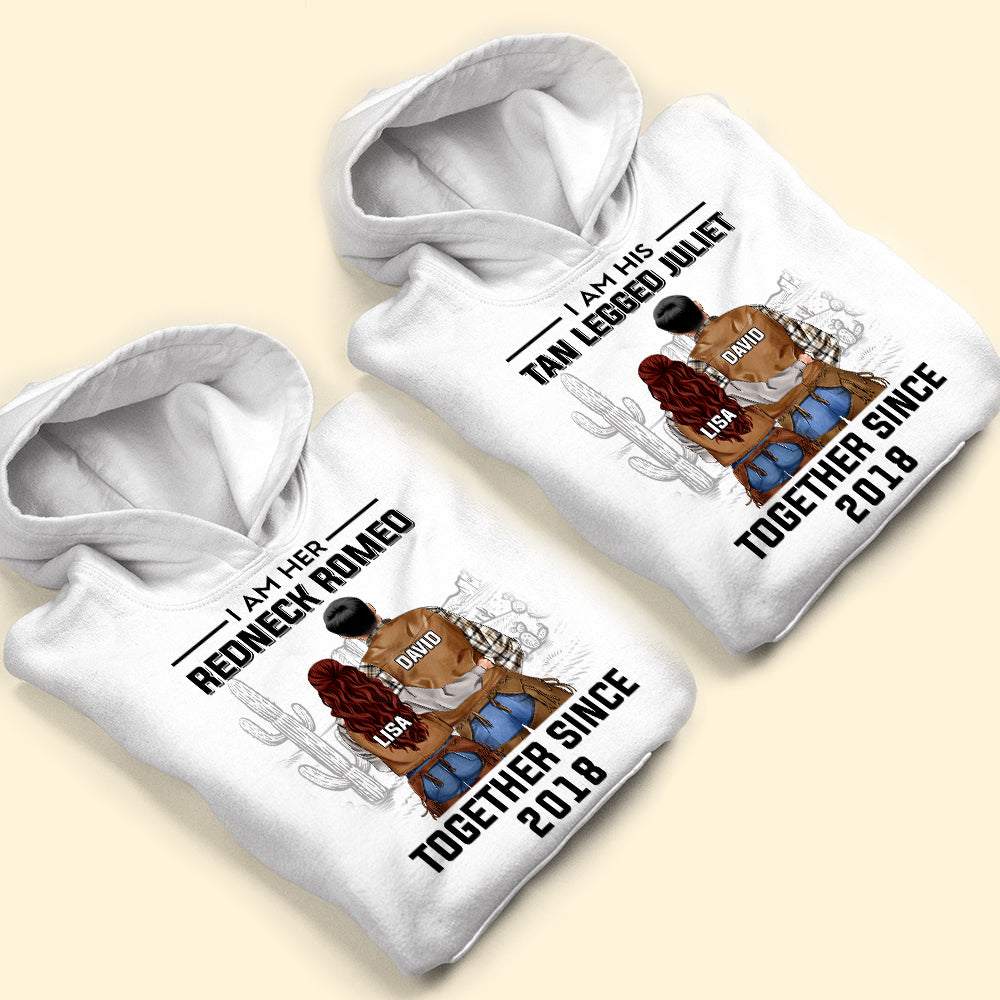 Cowboy Couple I Am Her I Am His Personalized Shirts - Shirts - GoDuckee