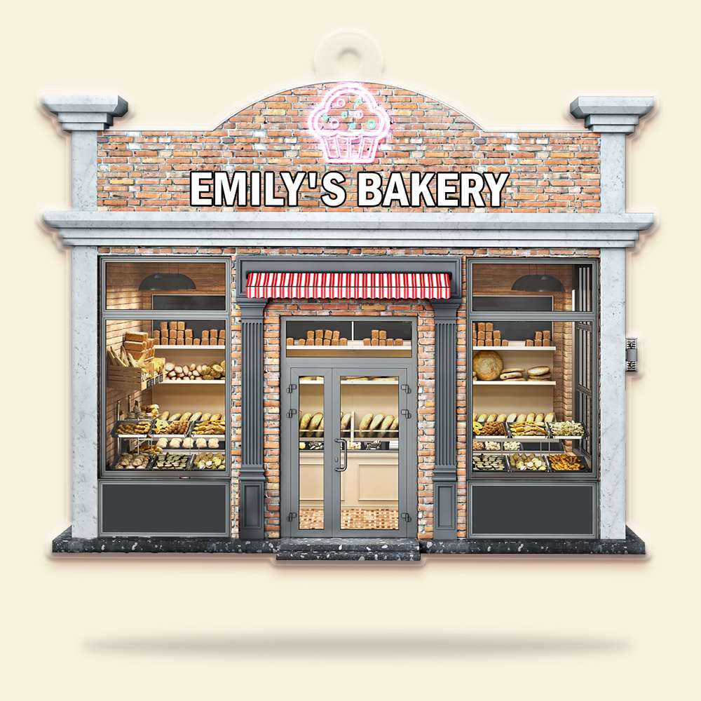 Baking Bakery - Personalized Christmas Ornament - Gift for Baker Friends - - Ornament - GoDuckee