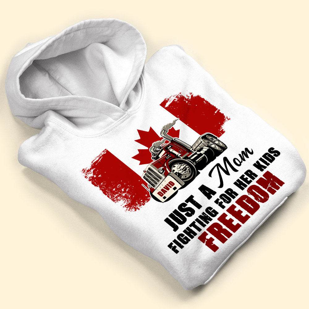 Trucker Fighting For Freedom - Gift For Truckers' Family - Personalized Shirts - Shirts - GoDuckee