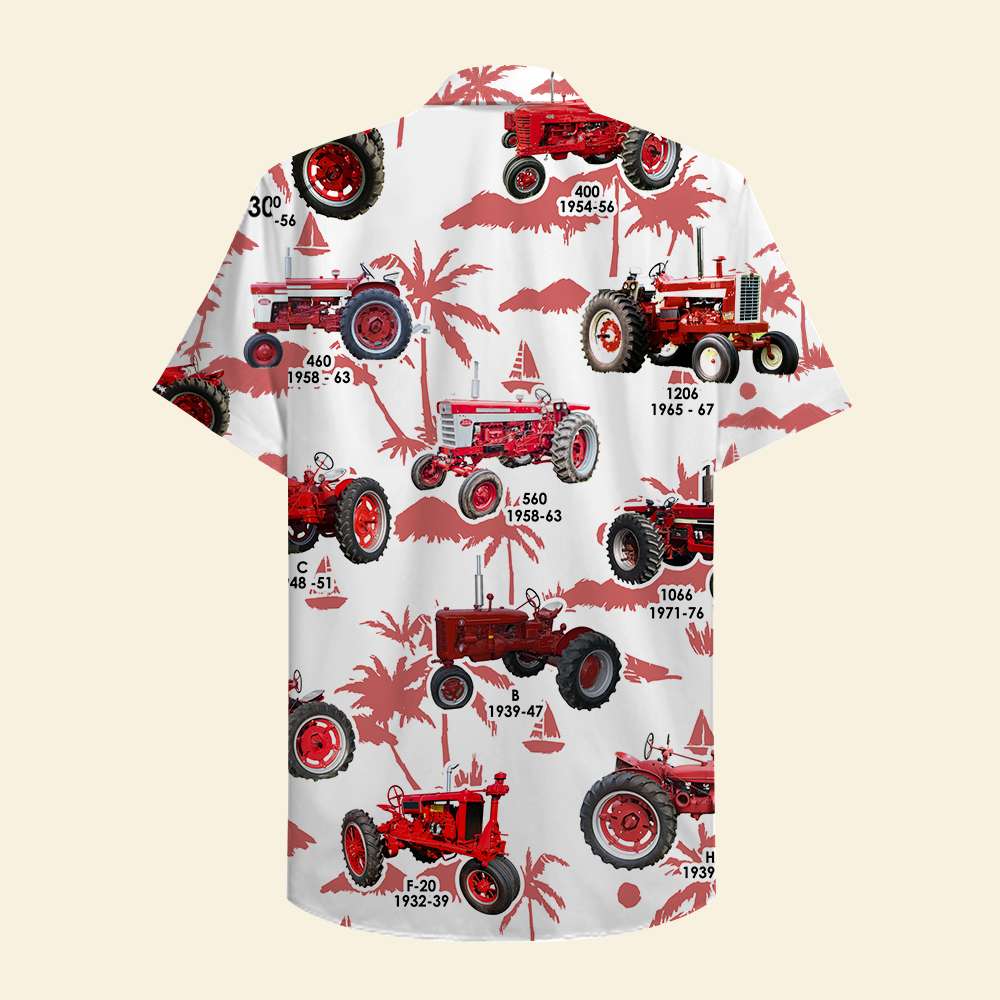 Red Hawaiian Shirt Pattern