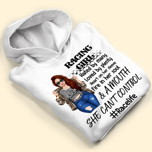 Racing Girl Hated By Many Loved By Plenty Personalized Shirts - Shirts - GoDuckee