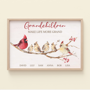Grand Children Make Life More Grand, Personalized Poster, Gift For Grandparents - Poster & Canvas - GoDuckee