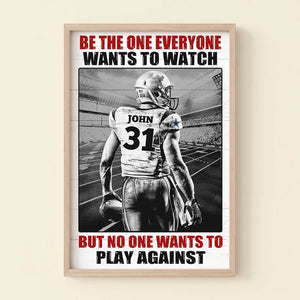 American Football, 01bhhi171222 Personalized Canvas Print - Poster & Canvas - GoDuckee