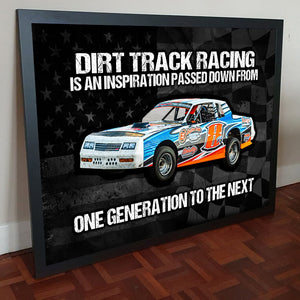 Dirt Track Racing - Custom Photo Poster - Drive It Like You're Sponsored - Poster & Canvas - GoDuckee