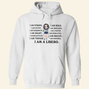 I Am A Libero - Personalized CustomCat Apparel - Gift For Volleyball Girls - Shirts - GoDuckee