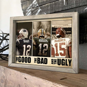 American Football The Good The Bad and The Ugly, Personalized Canvas Print - Poster & Canvas - GoDuckee