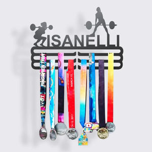 Personalized Medal Holder For Sports Lovers - - GoDuckee