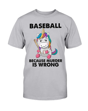 Basketball Because Murder Is Wrong Shirts - Shirts - GoDuckee