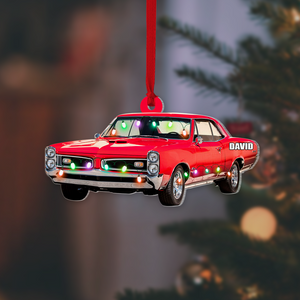 Classic Car Collection, Personalized Acrylic Ornament - Ornament - GoDuckee