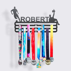 Personalized Medal Holder For Sports Lovers - - GoDuckee