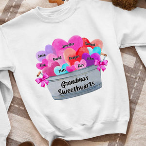 Grandma Sweetheart, Family Shirt Hoodie Sweatshirt - Shirts - GoDuckee