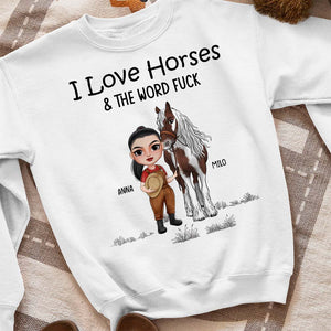 I Love Horses, Personalized Shirt, Gift For Horse Lover - Shirts - GoDuckee