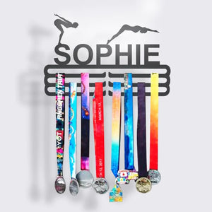 Personalized Medal Holder For Sports Lovers - - GoDuckee