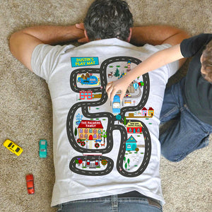 Dad Kid's Play Mat, Personalized Shirt, Gifts for Dads - Shirts - GoDuckee