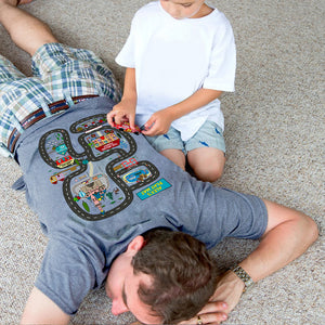 Dad Kid's Play Mat, Personalized Shirt, Gifts for Dads - Shirts - GoDuckee